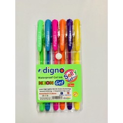 SET LAPIZ TINTA GEL DIGNO...